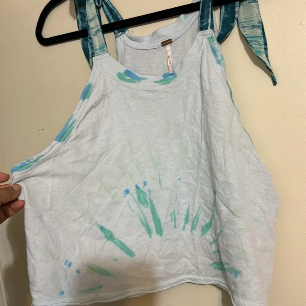 Free people tie dye crop top